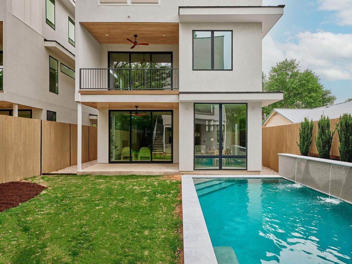View 1213 Karen Unit #2 in Violet Crown Heights Sec 01 1213 Karen Unit #2 - front exterior - Luxury home in Violet Crown Heights Sec 01, Austin, TX