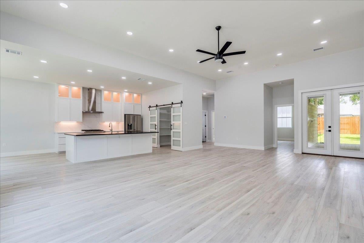 Primary bedroom at 1215 Howard St - 5 bed 4 bath home