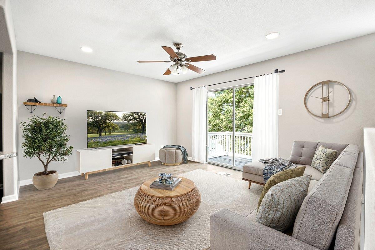 Living area at 122 Rush Hvn Unit #F093 - 3 bed 3 bath home