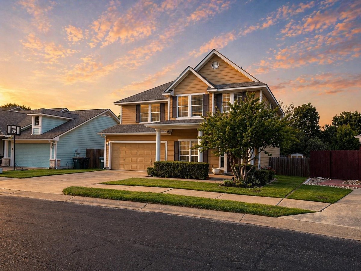 122 Summers Grn - front exterior - Luxury home in Georgetown Village - Shell Ranch 3, Georgetown, TX