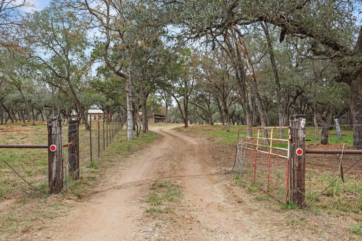 View 122 Winding Creek Rd in JAMES H. JOHNSON 122 Winding Creek Rd - front exterior - Luxury lot in JAMES H. JOHNSON, Spicewood, TX