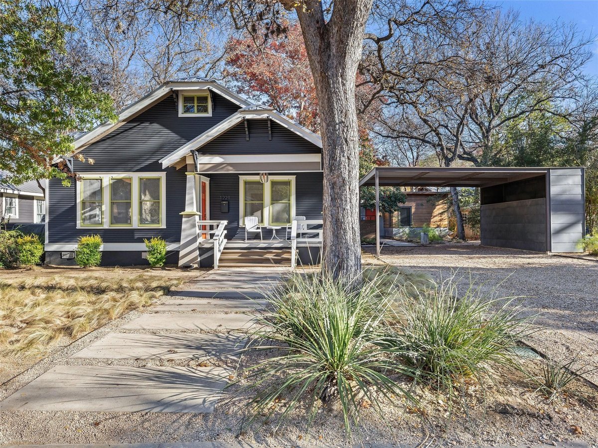 View 1221 Bickler Rd in Bickler Road Add 02 1221 Bickler Rd - front exterior - Luxury home in Bickler Road Add 02, Austin, TX