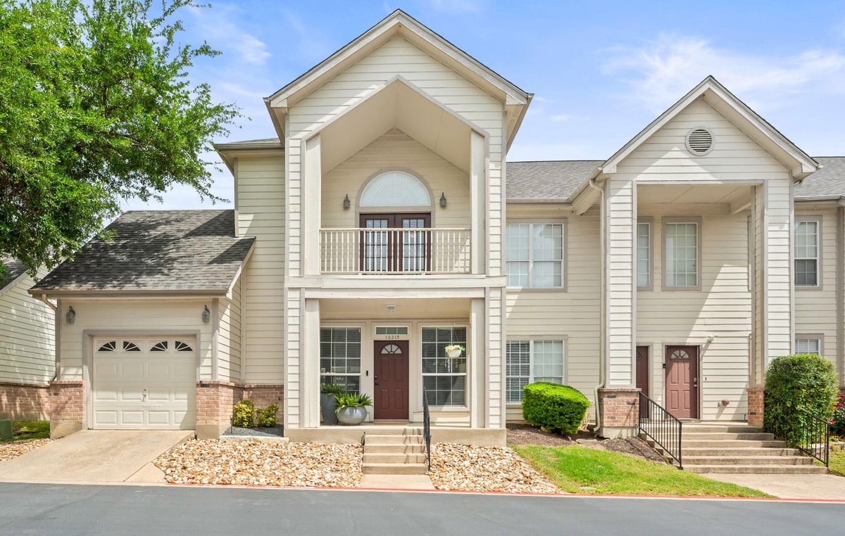 View 12213 Abbey Glen Ln in Victoria Glen Amd 12213 Abbey Glen Ln - front exterior - Luxury home in Victoria Glen Amd, Austin, TX