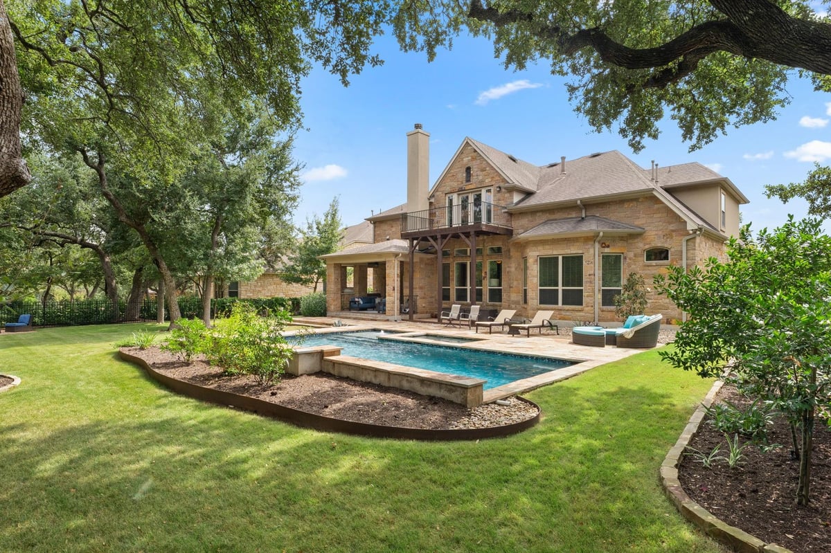 View 12225 Pratolina Dr in Meridian Sec E 12225 Pratolina Dr - front exterior - Luxury home in Meridian Sec E, Austin, TX