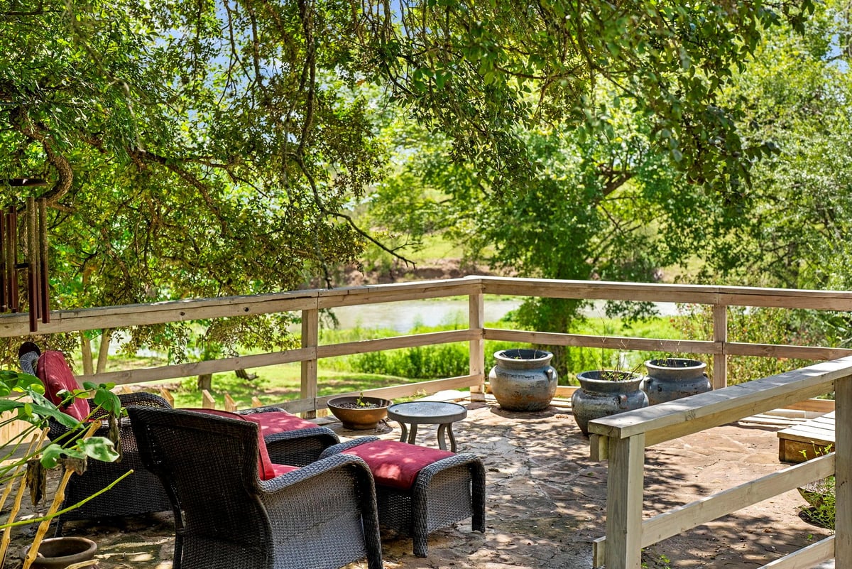 Primary bedroom at 123 & 235  El Camino River Rd - 5 bed 2 bath home
