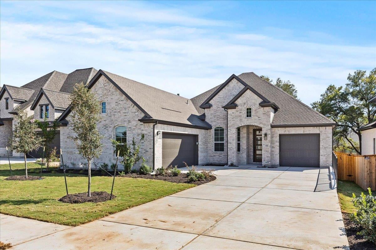 View 123 Seaside Sparrow Way in 6 Creeks 123 Seaside Sparrow Way - front exterior - Luxury home in 6 Creeks, Kyle, TX