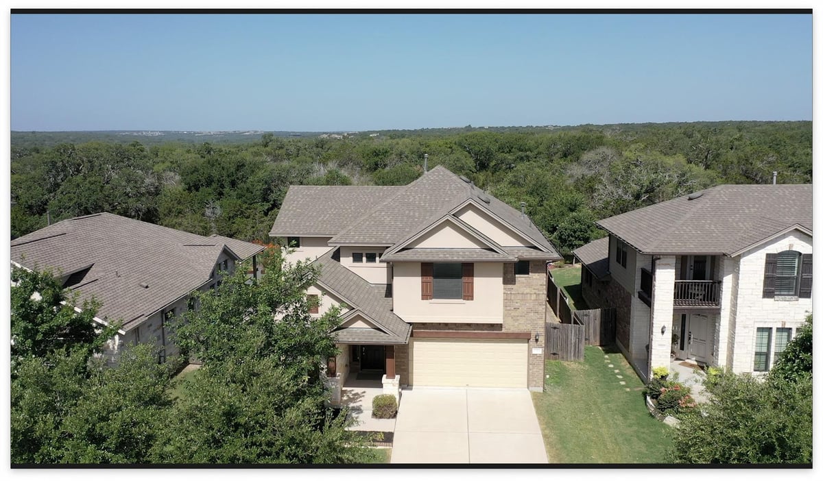 View 12304 Cardinal Flower Dr in Circle C Ranch At Greyrock Ridge 12304 Cardinal Flower Dr - front exterior - Luxury home in Circle C Ranch At Greyrock Ridge, Austin, TX