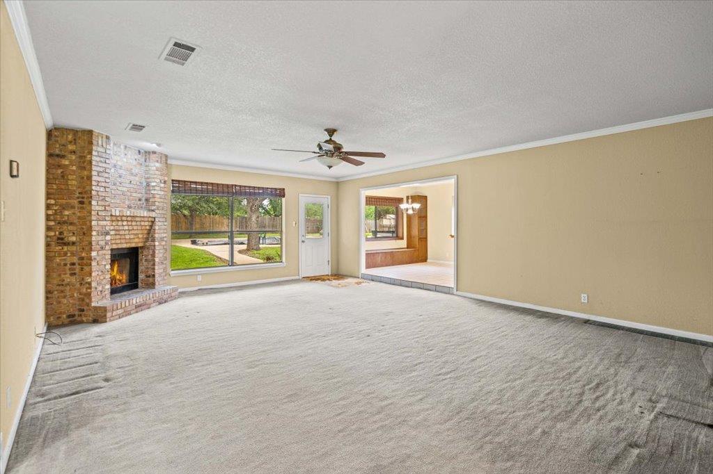 Living area at 12304 Corner Brook Pass - 5 bed 2 bath home