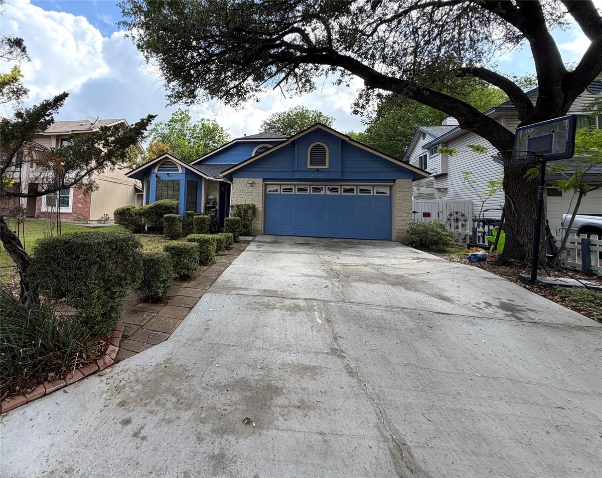 12321 Yarmont Way - front exterior - Luxury home in Copperfield Sec 03-C, Austin, TX