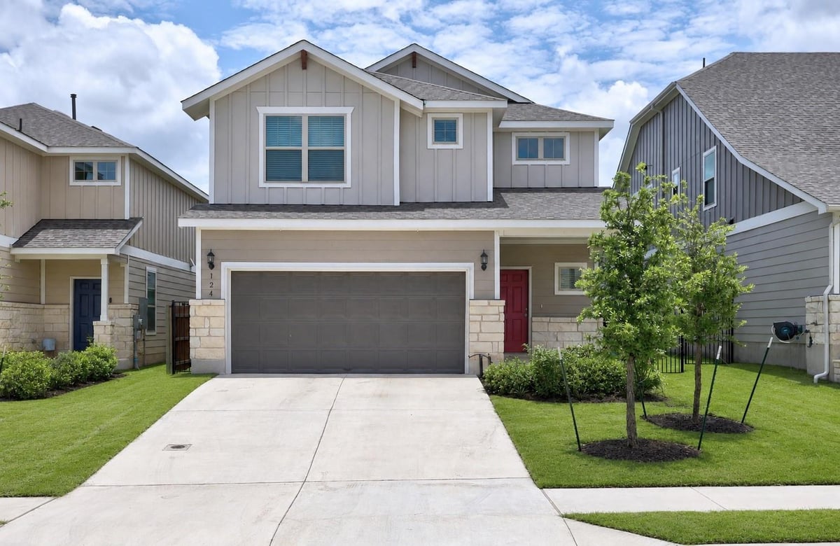 View 124 Banyon DR in Santa Rita 124 Banyon DR - front exterior - Luxury home in Santa Rita, Liberty Hill, TX
