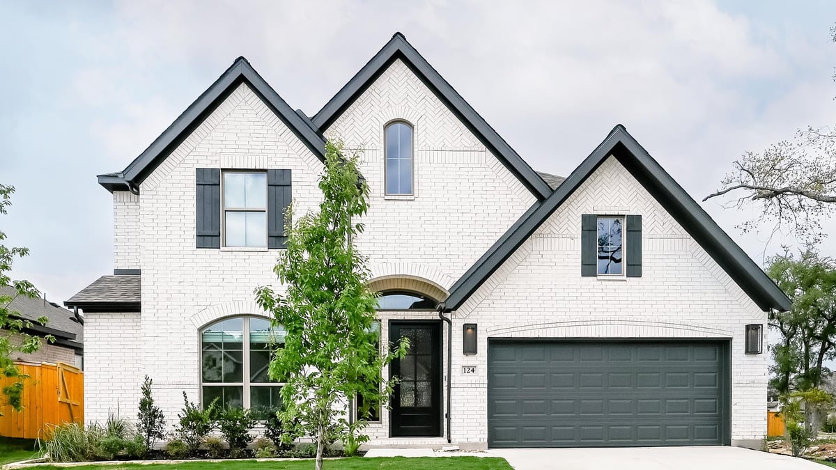 View 124 Brewer St in 6 Creeks 124 Brewer St - front exterior - Luxury home in 6 Creeks, Kyle, TX