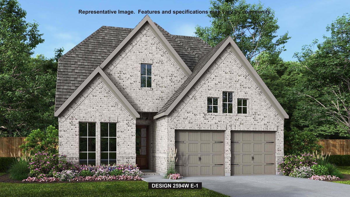 124 Bright Light WAY - front exterior - Luxury home in Woodside, Georgetown, TX