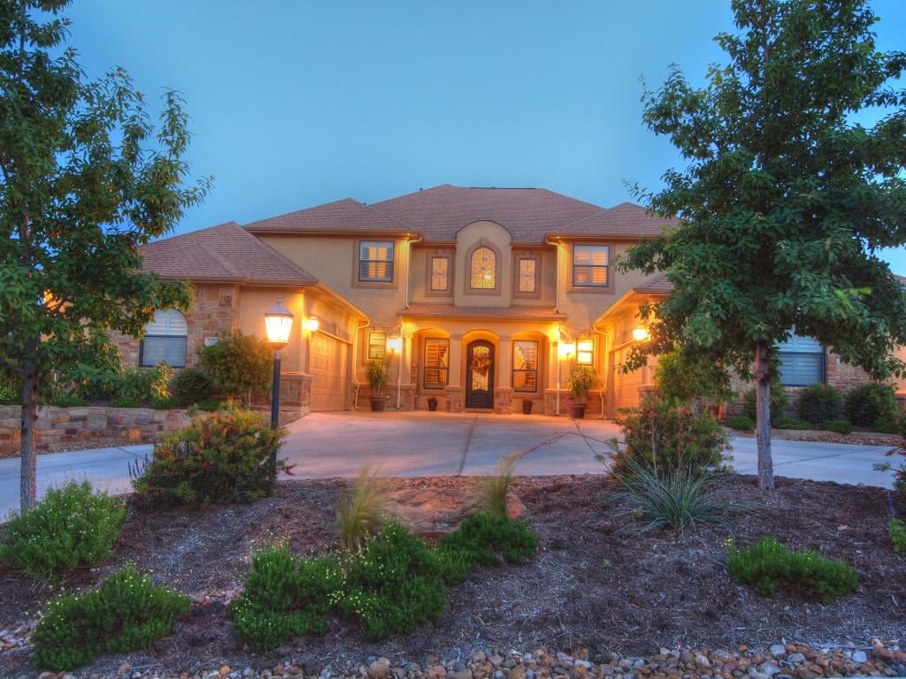 View 124 Burgess Ln in Ridge At Alta Vista 124 Burgess Ln - front exterior - Luxury home in Ridge At Alta Vista, Austin, TX