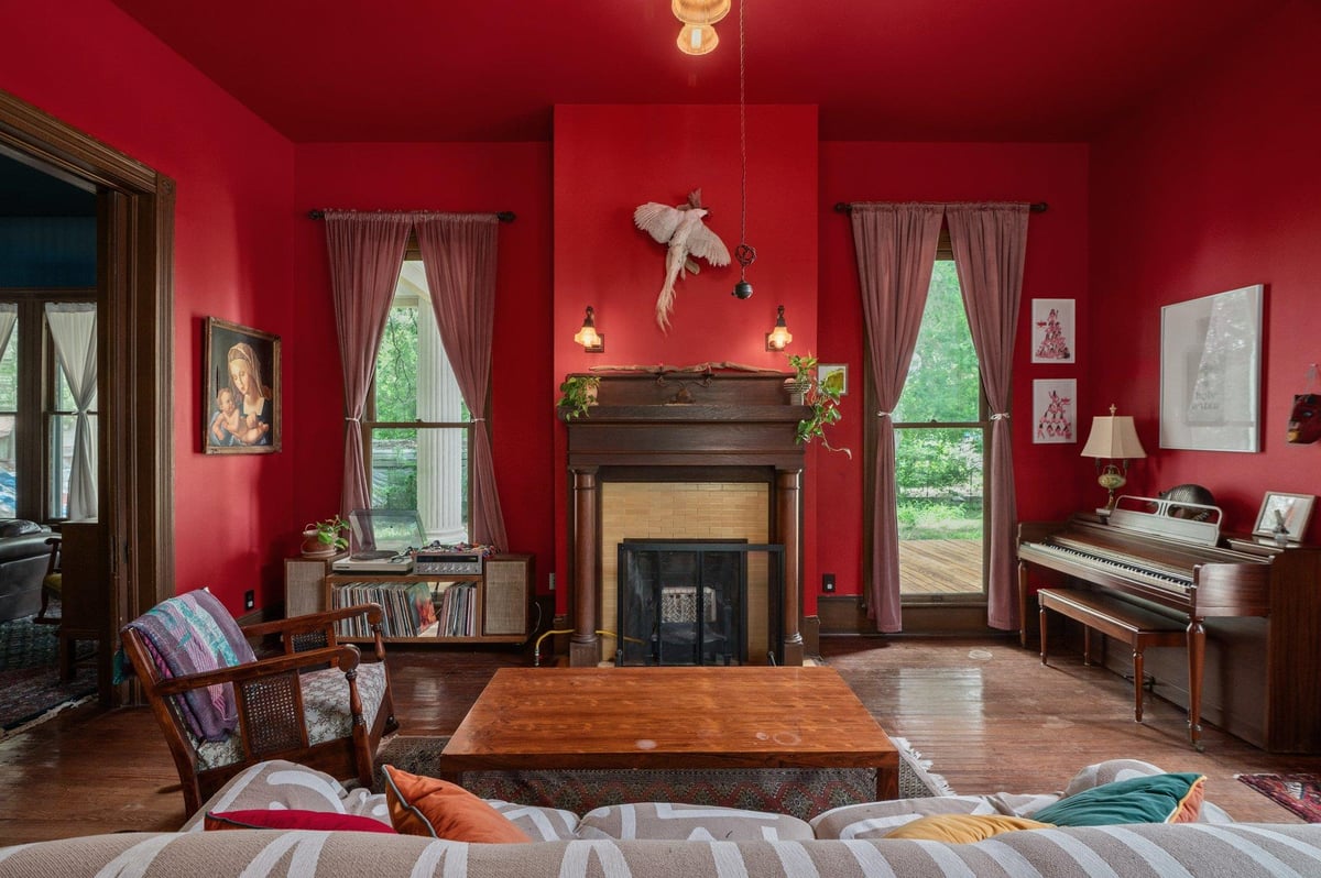 Primary bedroom at 124 N Hamilton St - 3 bed 1 bath home
