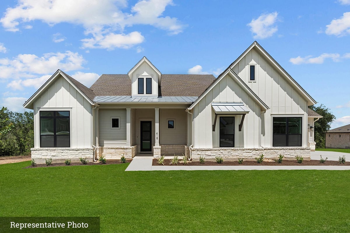View 124 Rees Landing RD in Rees Landing Estates 124 Rees Landing RD - front exterior - Luxury home in Rees Landing Estates, Spicewood, TX