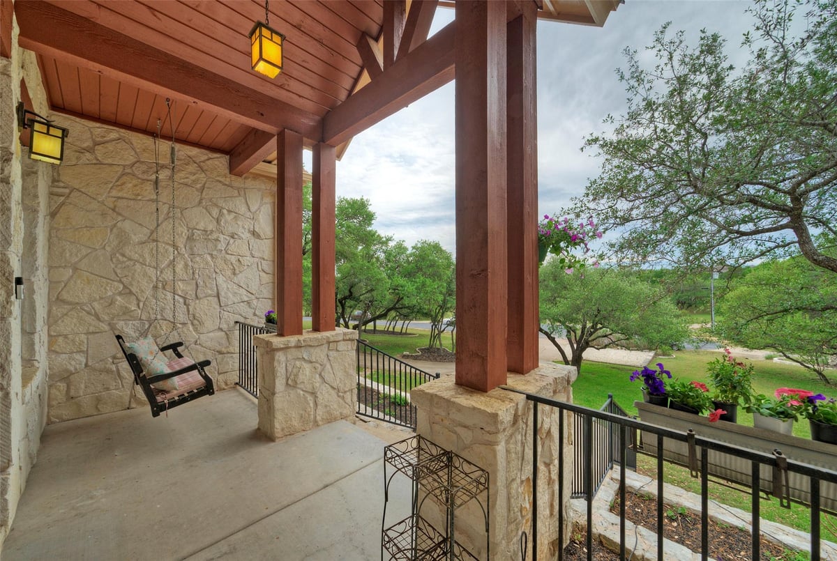 View 124 Summer Oak Ct in Gabriels Overlook Sec 02 124 Summer Oak Ct - front exterior - Luxury home in Gabriels Overlook Sec 02, Georgetown, TX