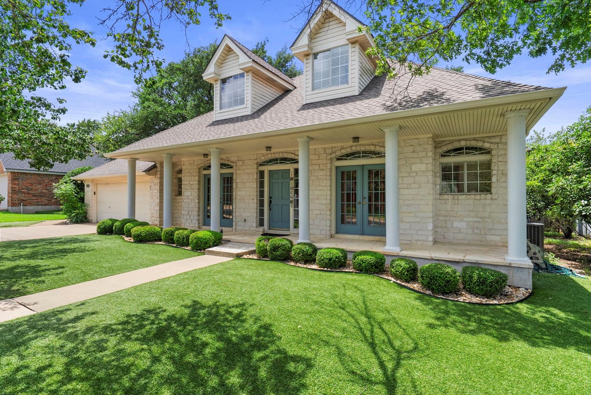 View 12400 Audane DR in Angus Trail Sec 01-A 12400 Audane DR - front exterior - Luxury home in Angus Trail Sec 01-A, Austin, TX