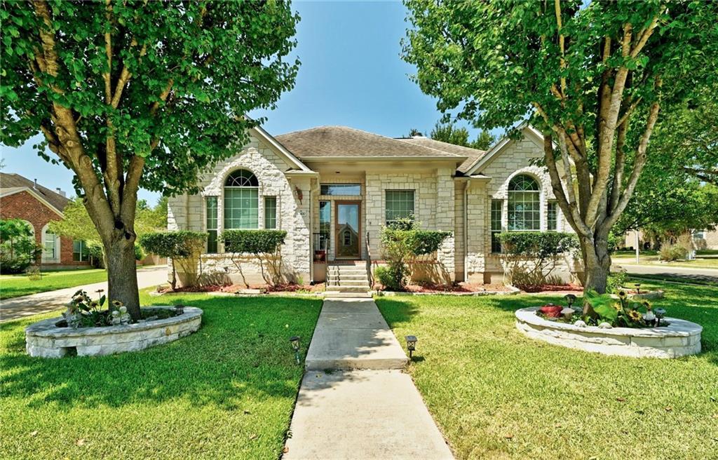 View 12400 Mossback Cv in Barker Ranch At Shady Hollow 12400 Mossback Cv - front exterior - Luxury home in Barker Ranch At Shady Hollow, Austin, TX