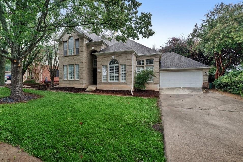 View 12400 W Cow Path in Angus Trail Sec 01-A 12400 W Cow Path - front exterior - Luxury home in Angus Trail Sec 01-A, Austin, TX