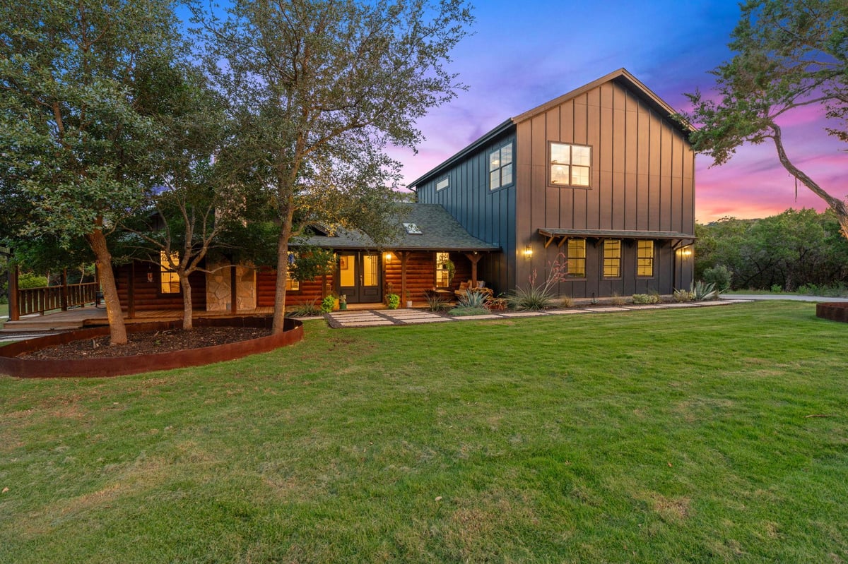 View 12411 Lone Mountain PASS in Lone Mountain Ranch 12411 Lone Mountain PASS - front exterior - Luxury home in Lone Mountain Ranch, Leander, TX