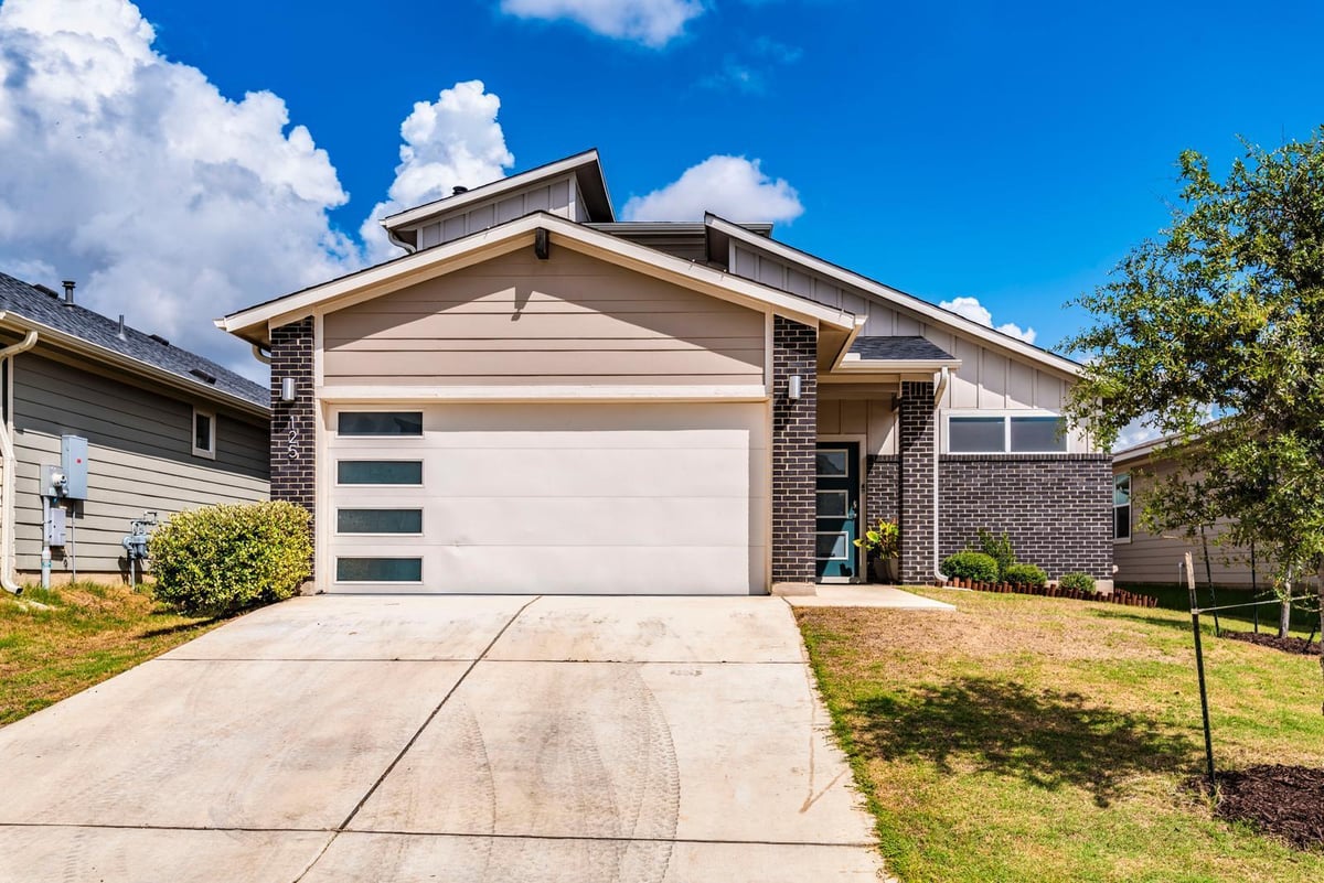 View 125 Cupreata Ln in Wildleaf 125 Cupreata Ln - front exterior - Luxury home in Wildleaf, Leander, TX
