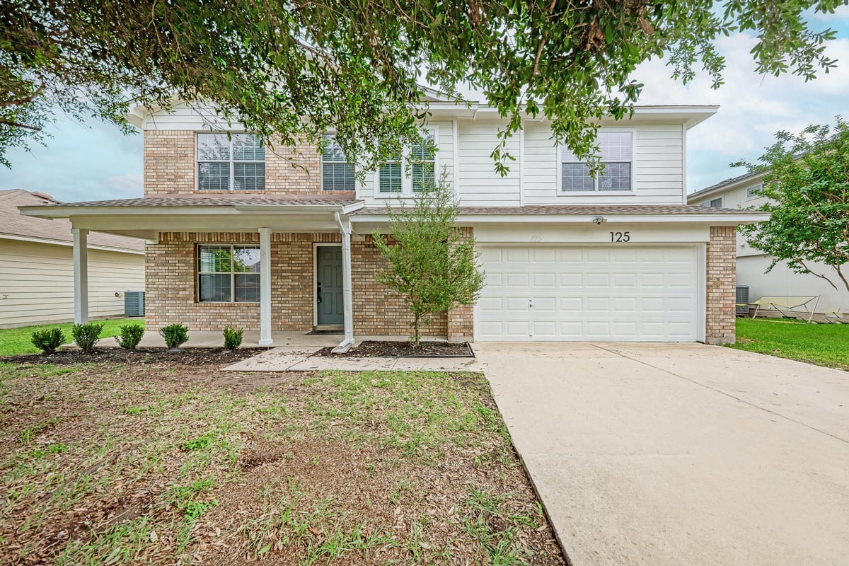 View 125 Holland ST in Hutto Square Sec 02 125 Holland ST - front exterior - Luxury home in Hutto Square Sec 02, Hutto, TX