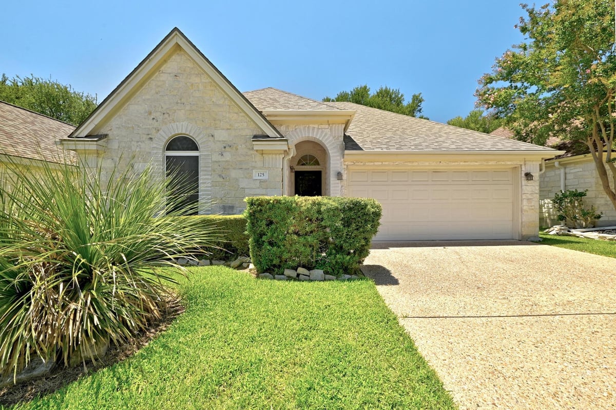 View 125 Melissa Ct in Village 02 River Bend Pud 125 Melissa Ct - front exterior - Luxury home in Village 02 River Bend Pud, Georgetown, TX