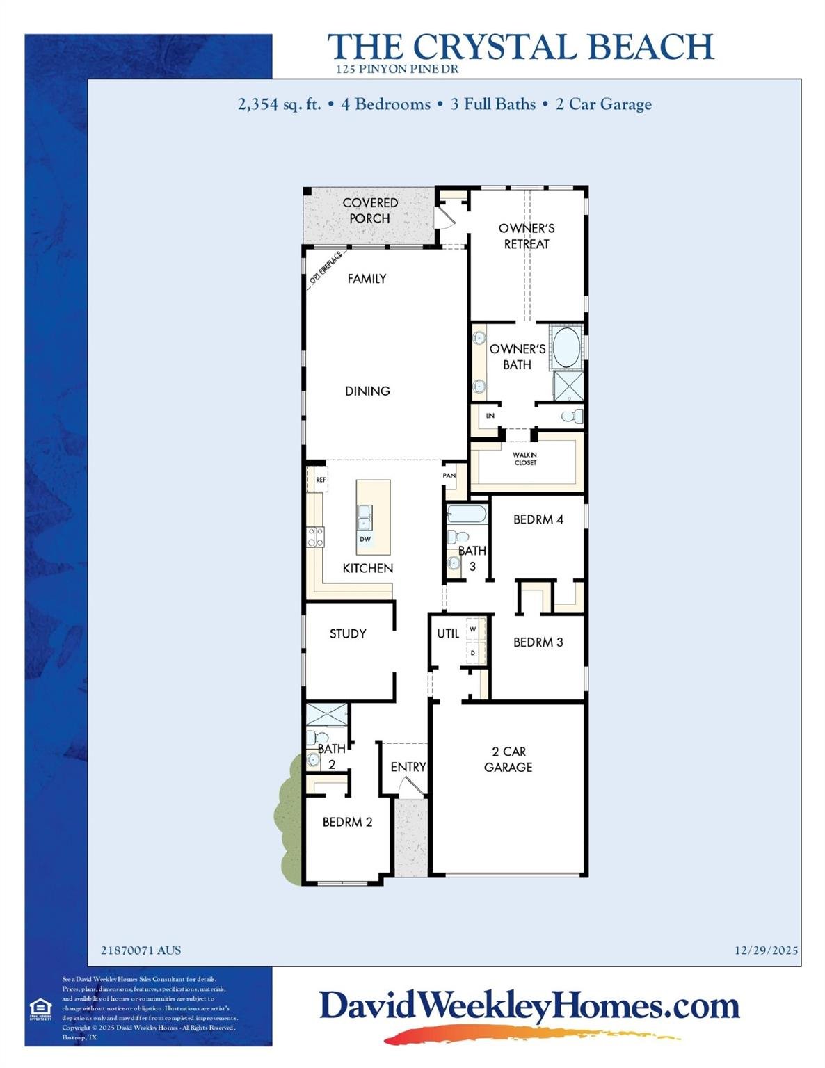 Living area at 125 Pinyon Pine Dr - 4 bed 3 bath home
