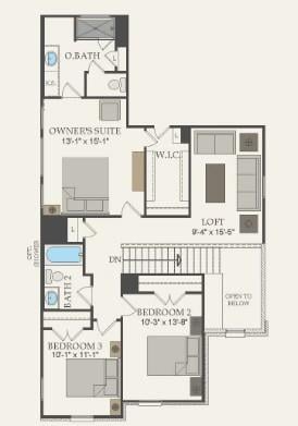 Primary bedroom at 125 Ventura Dr - 4 bed 3 bath home