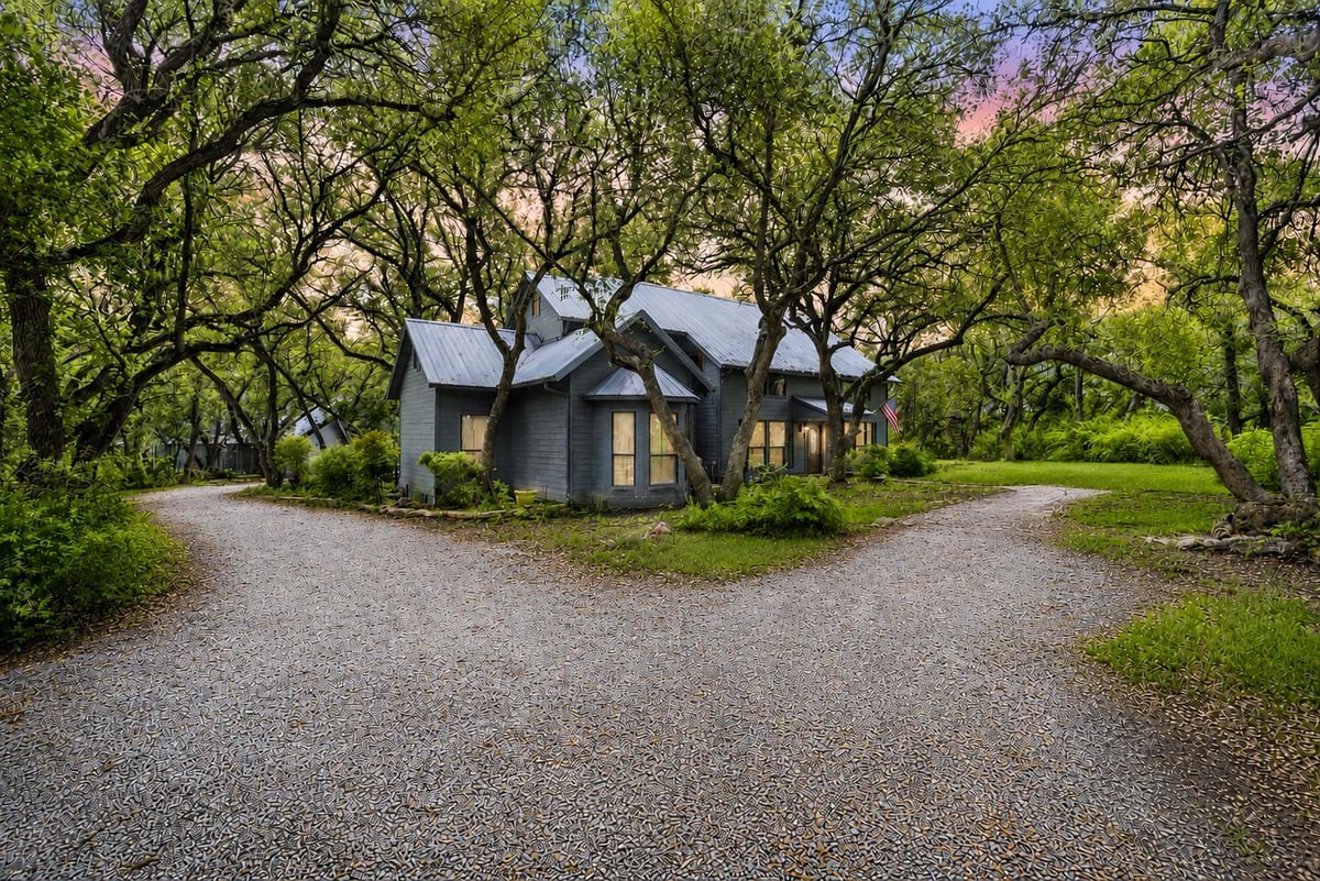 View 1250 County Road 200 in None 1250 County Road 200 - front exterior - Luxury home in None, Liberty Hill, TX