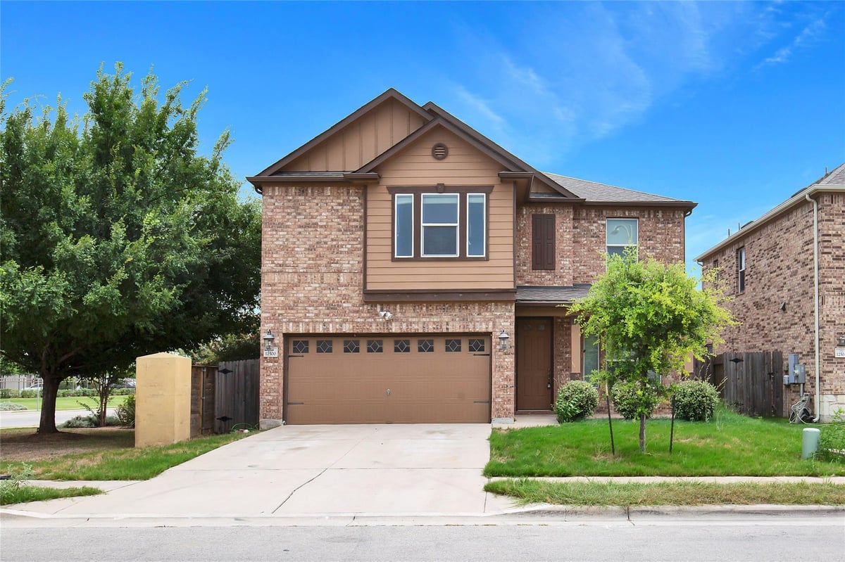 View 12500 Lucida Ln in Retreat At Tech Ridge Sec 1 Th 12500 Lucida Ln - front exterior - Luxury home in Retreat At Tech Ridge Sec 1 Th, Austin, TX