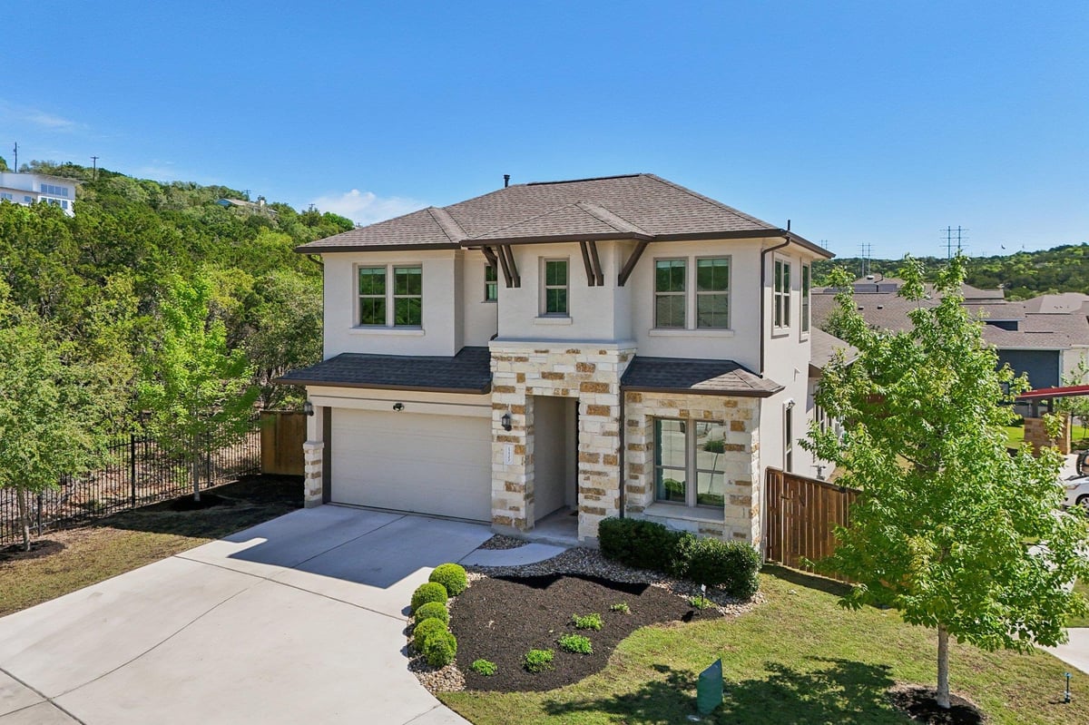 12500 Simmental Dr - front exterior - Luxury home in Steiner Ranch, Austin, TX