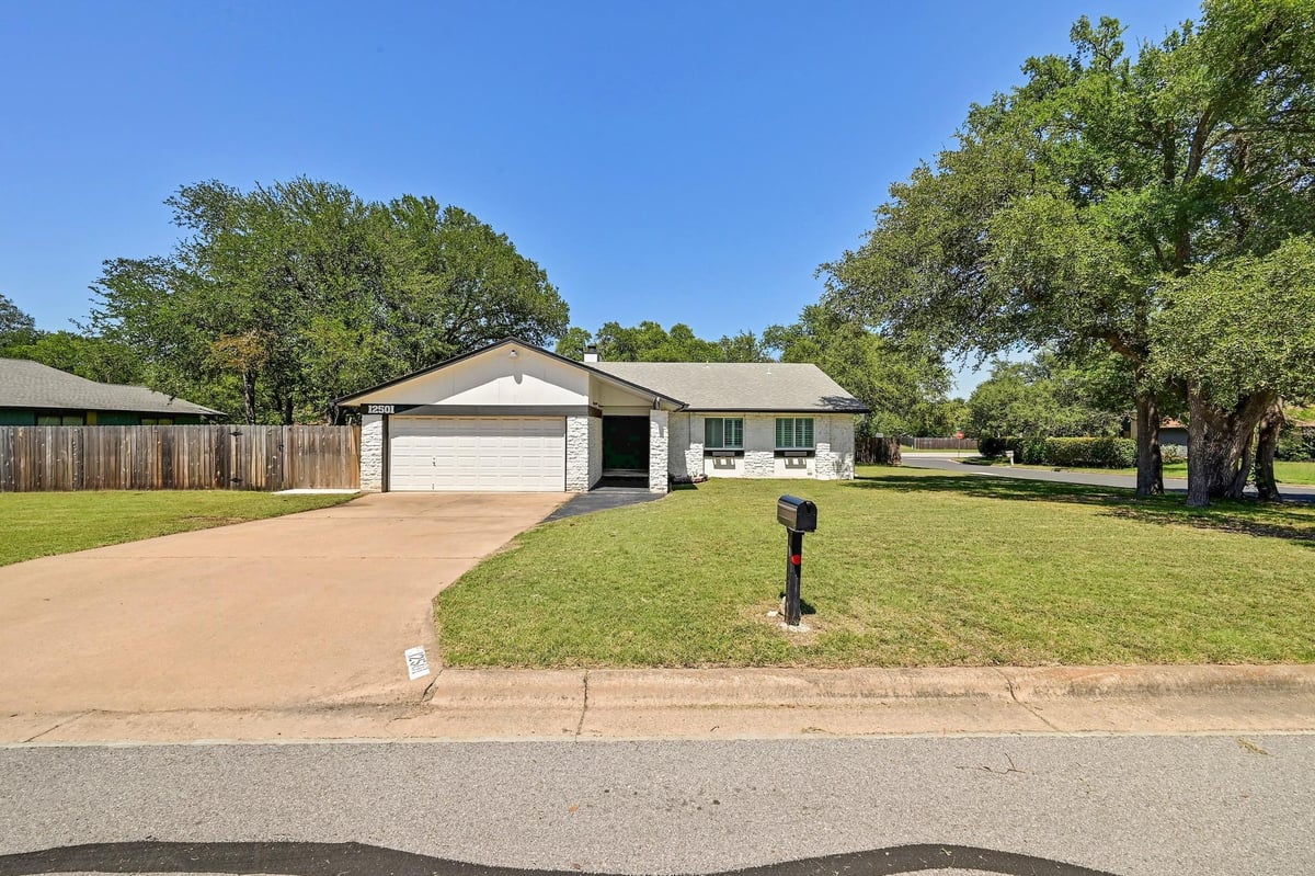 View 12501 Preece DR in Springwoods Sec 01 12501 Preece DR - front exterior - Luxury home in Springwoods Sec 01, Austin, TX