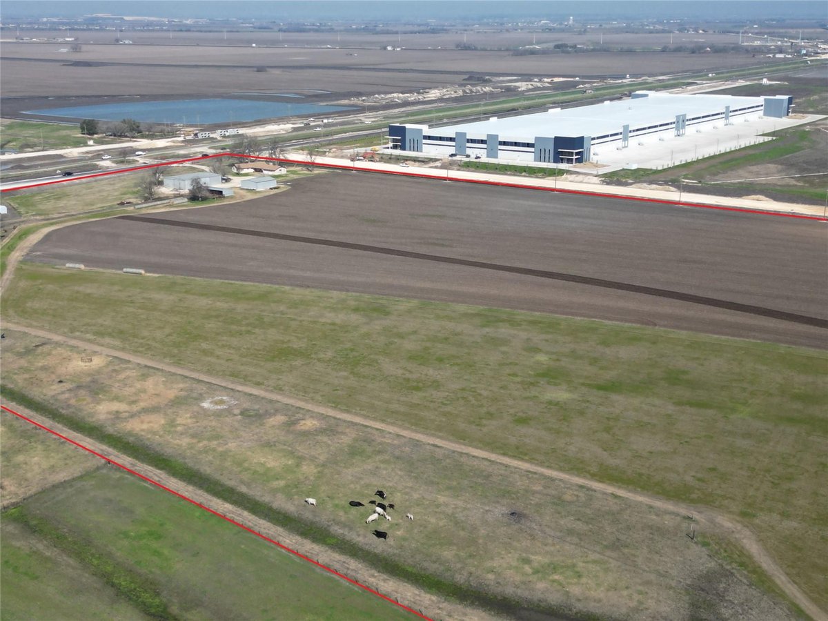 Aerial view with expansive acreage with development poten at 1251 Fm 3349 - Taylor, TX