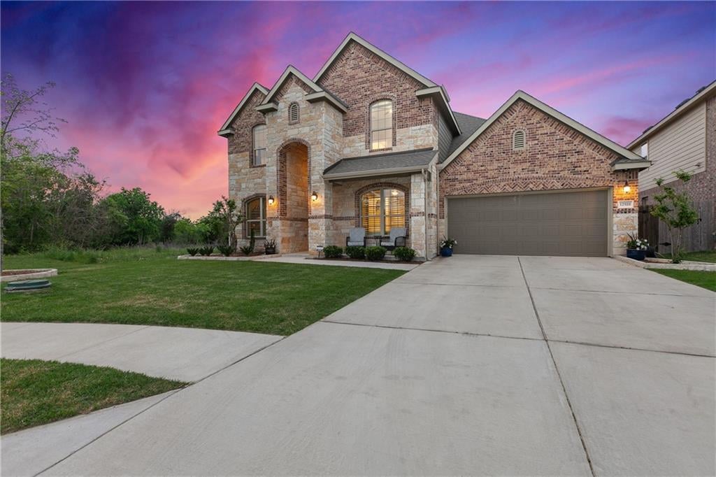 View 12518 Morelia Way in Enclave at Estancia 12518 Morelia Way - front exterior - Luxury home in Enclave at Estancia, Austin, TX
