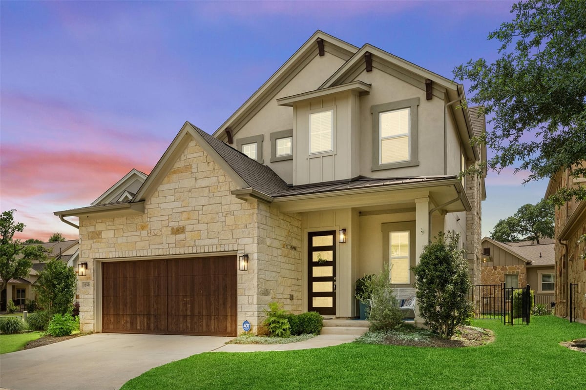 View 12532 Gray Camlet Ln in Gabardine Condo 12532 Gray Camlet Ln - front exterior - Luxury home in Gabardine Condo, Austin, TX