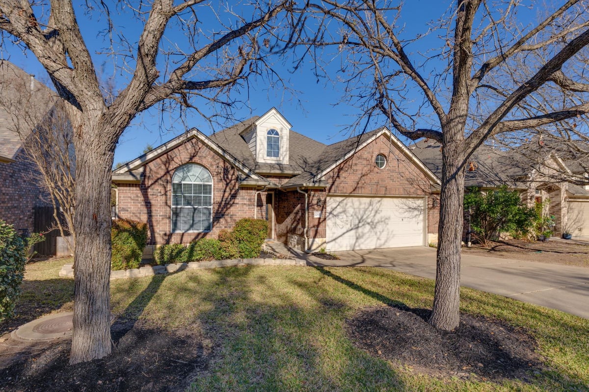 View 12537 Central Park DR in Steiner Ranch Parkside 12537 Central Park DR - front exterior - Luxury home in Steiner Ranch Parkside, Austin, TX