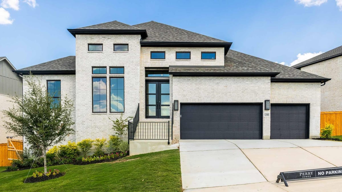 View 1256 Jolie Rose Bnd in Palmera Ridge 1256 Jolie Rose Bnd - front exterior - Luxury home in Palmera Ridge, Leander, TX