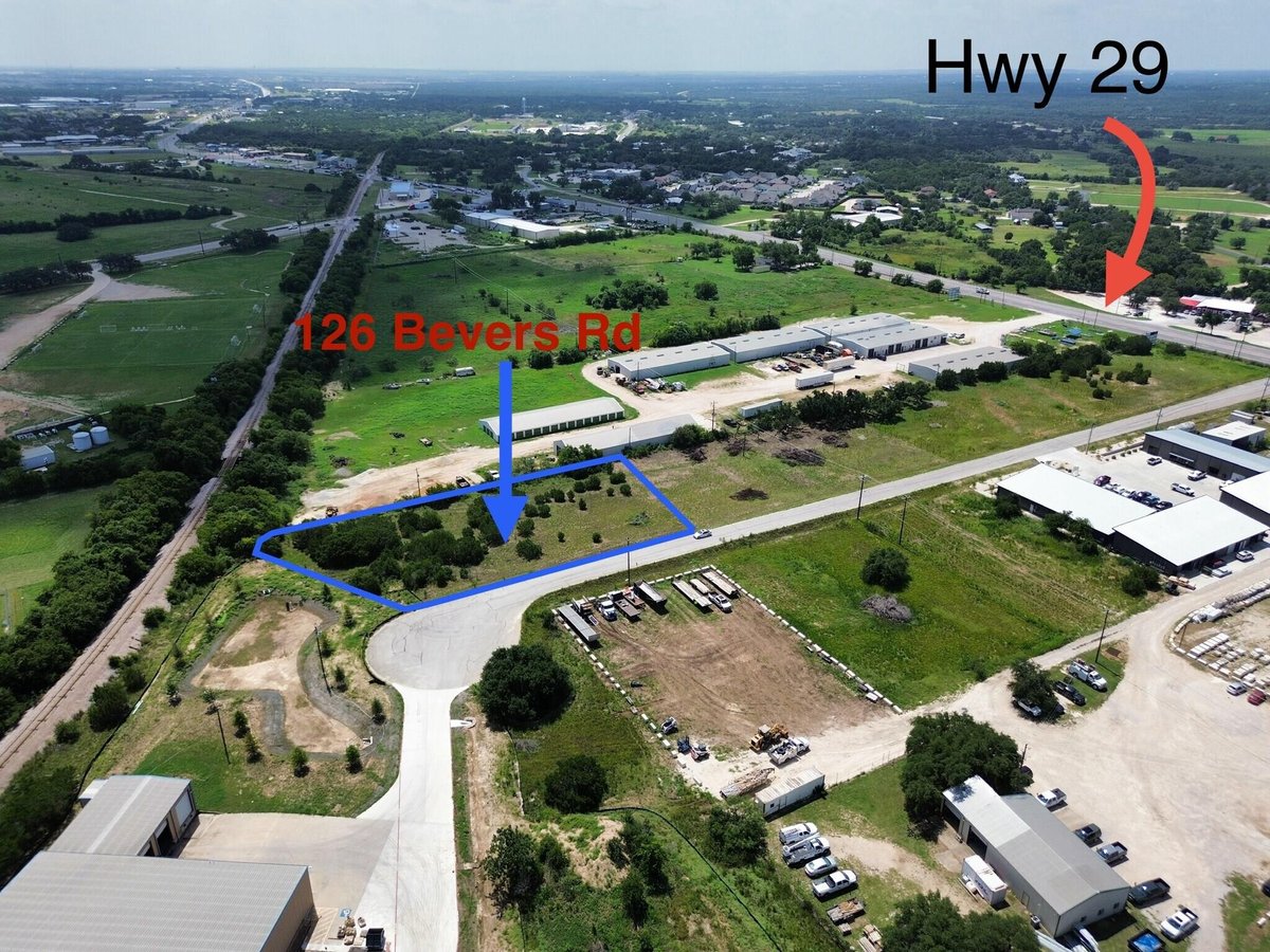 View 126 Bevers RD in Amifast Indust Park 126 Bevers RD - front exterior - Luxury home in Amifast Indust Park, Liberty Hill, TX