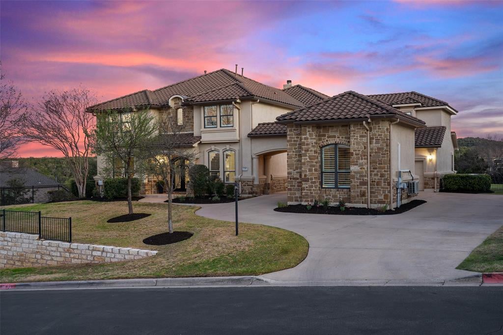 View 126 Burgess Ln in Ridge At Alta Vista 126 Burgess Ln - front exterior - Luxury home in Ridge At Alta Vista, Austin, TX