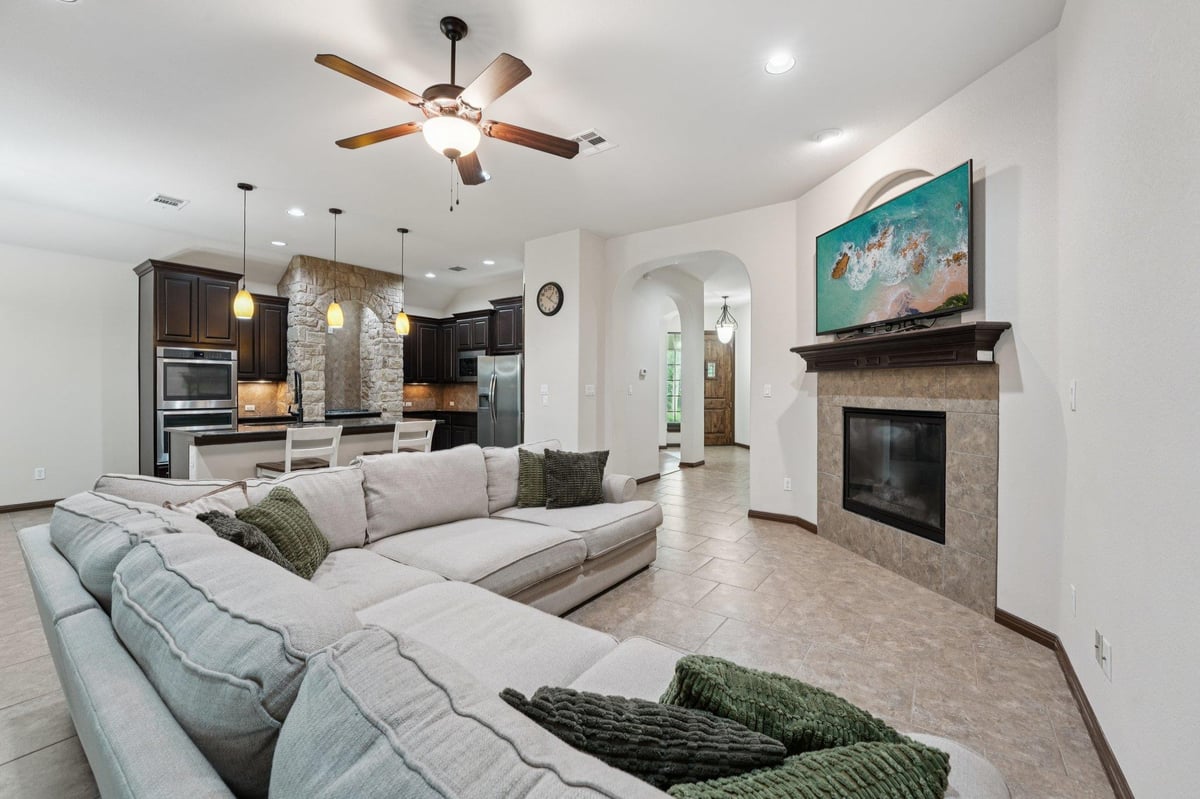 Living area at 126 Spanish Trl - 4 bed 2 bath home
