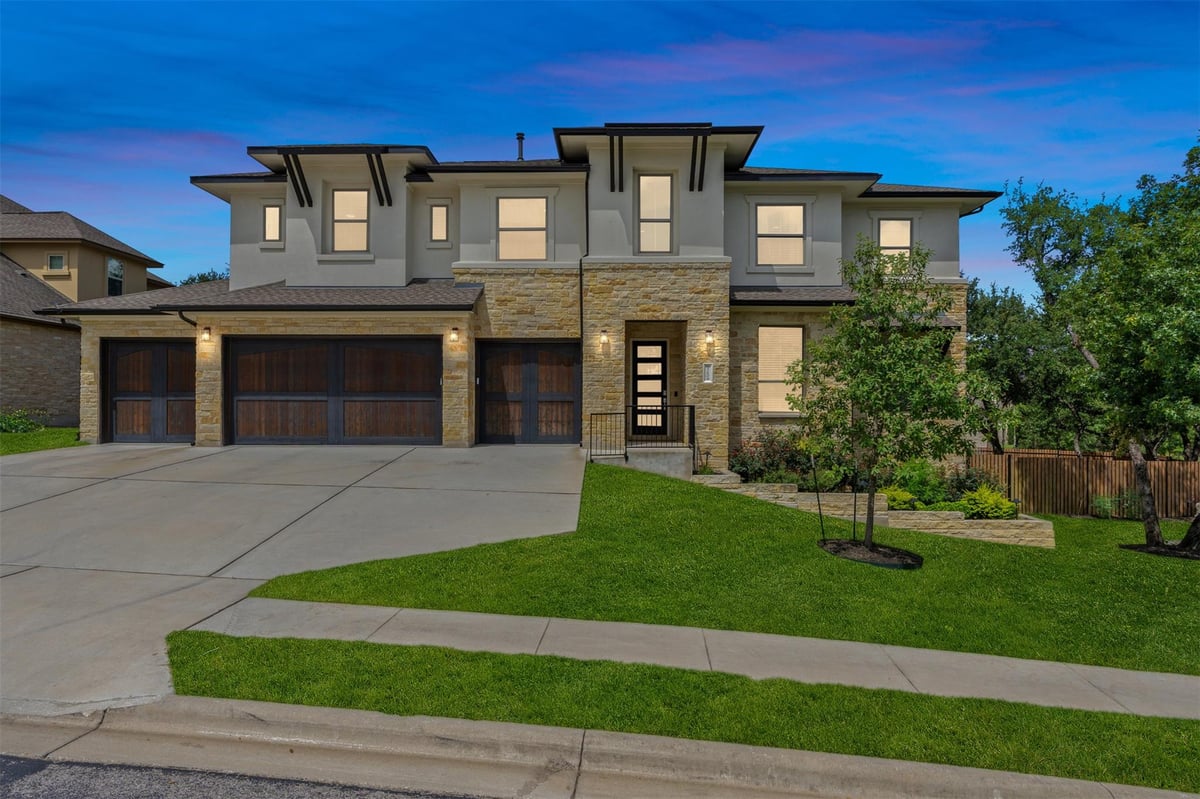 View 12604 Padua Dr in Avana 12604 Padua Dr - front exterior - Luxury home in Avana, Austin, TX