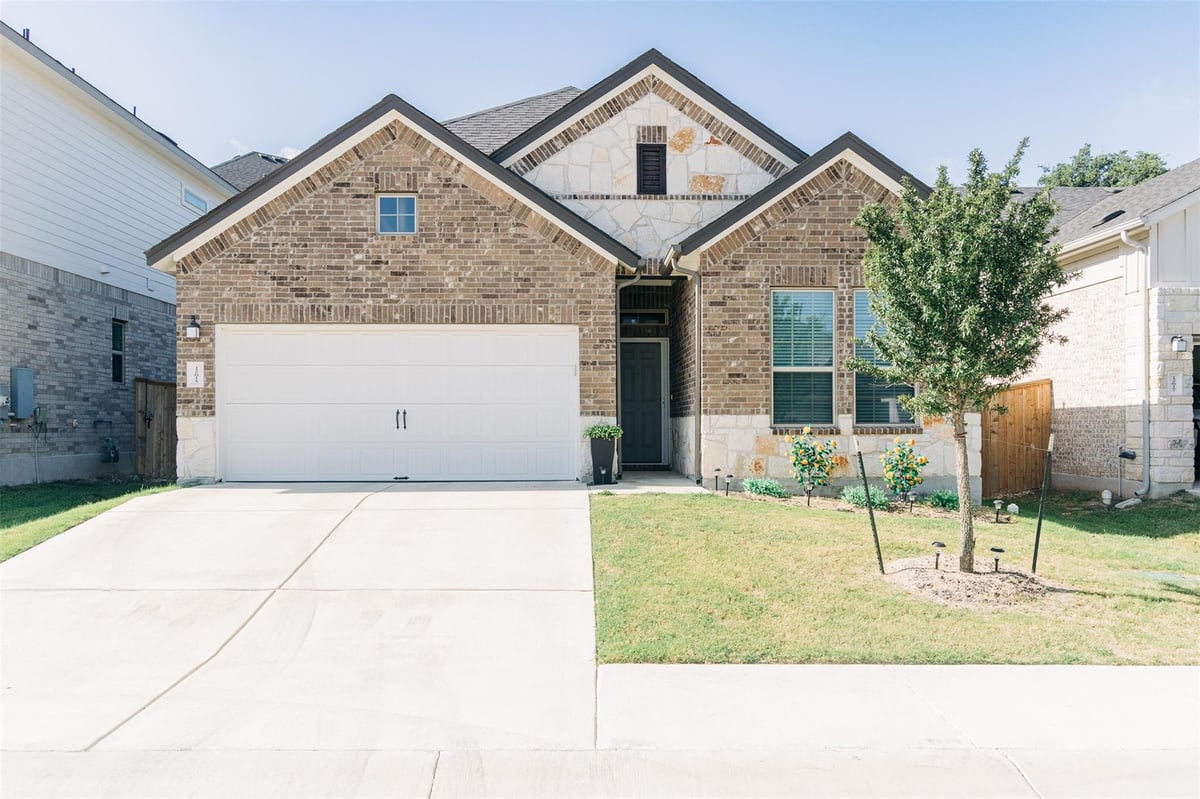 View 12615 Stanford Dr in Hills at Estancia 12615 Stanford Dr - front exterior - Luxury home in Hills at Estancia, Austin, TX