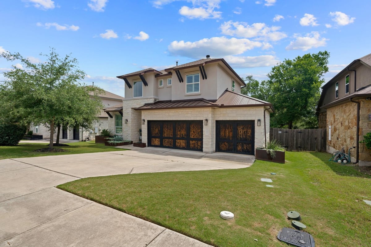View 12617 Orba Dr in Avana Ph 1 Sec 2 12617 Orba Dr - front exterior - Luxury home in Avana Ph 1 Sec 2, Austin, TX