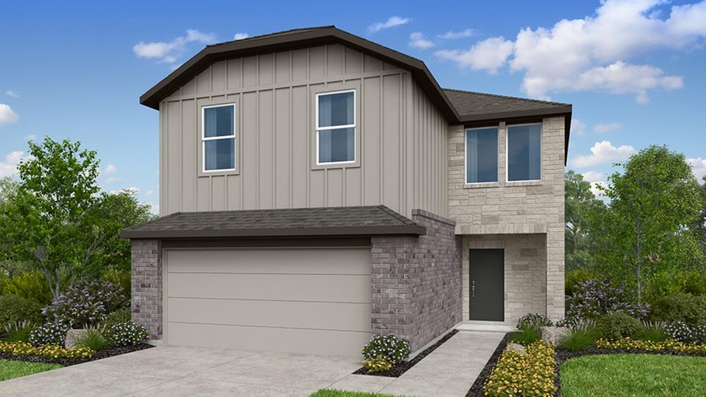 View 127 Bayou Mint BLVD in Sunfield 127 Bayou Mint BLVD - front exterior - Luxury home in Sunfield, Buda, TX