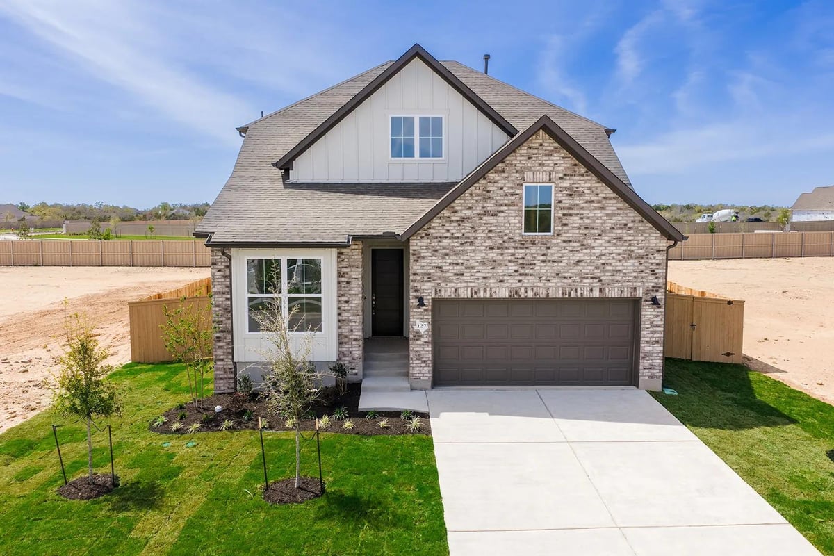 View 127 Silverbell Ln in The Colony - 50' 127 Silverbell Ln - front exterior - Luxury home in The Colony - 50', Bastrop, TX