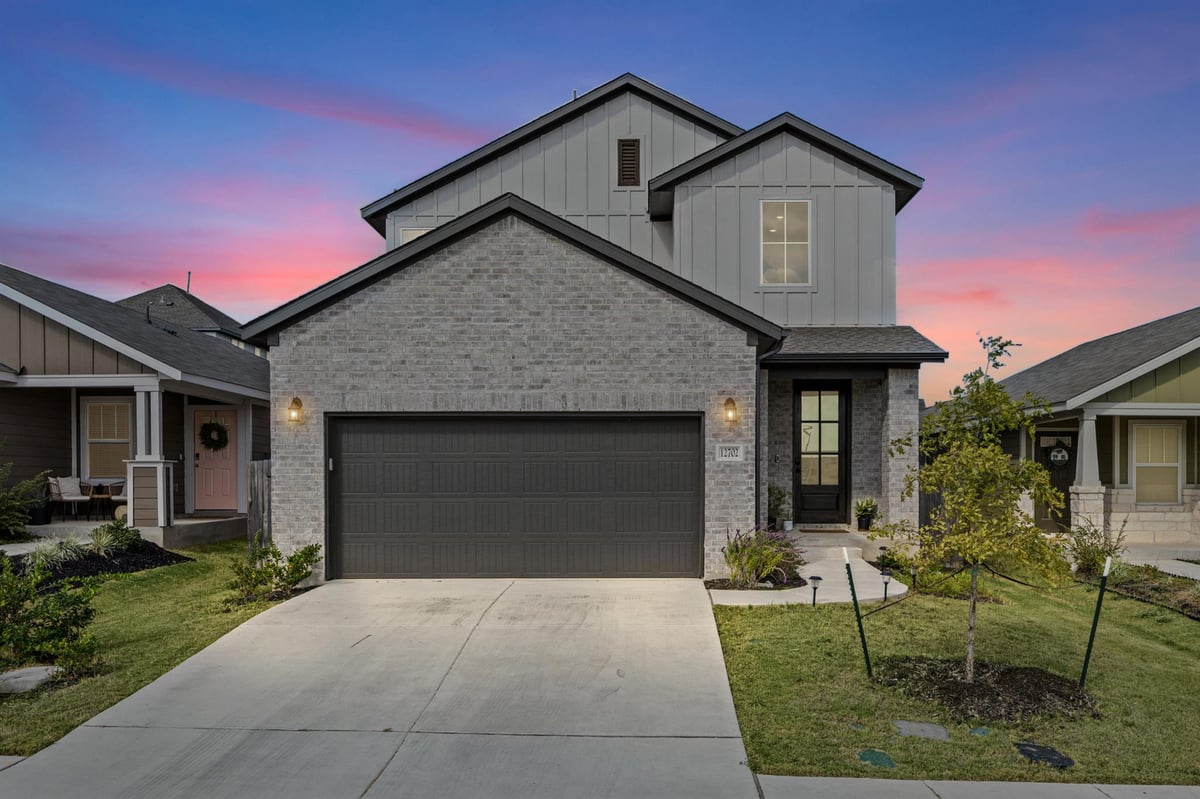 View 12702 Autumn Bird Trce in Turners Xing North Ph 2 12702 Autumn Bird Trce - front exterior - Luxury home in Turners Xing North Ph 2, Buda, TX