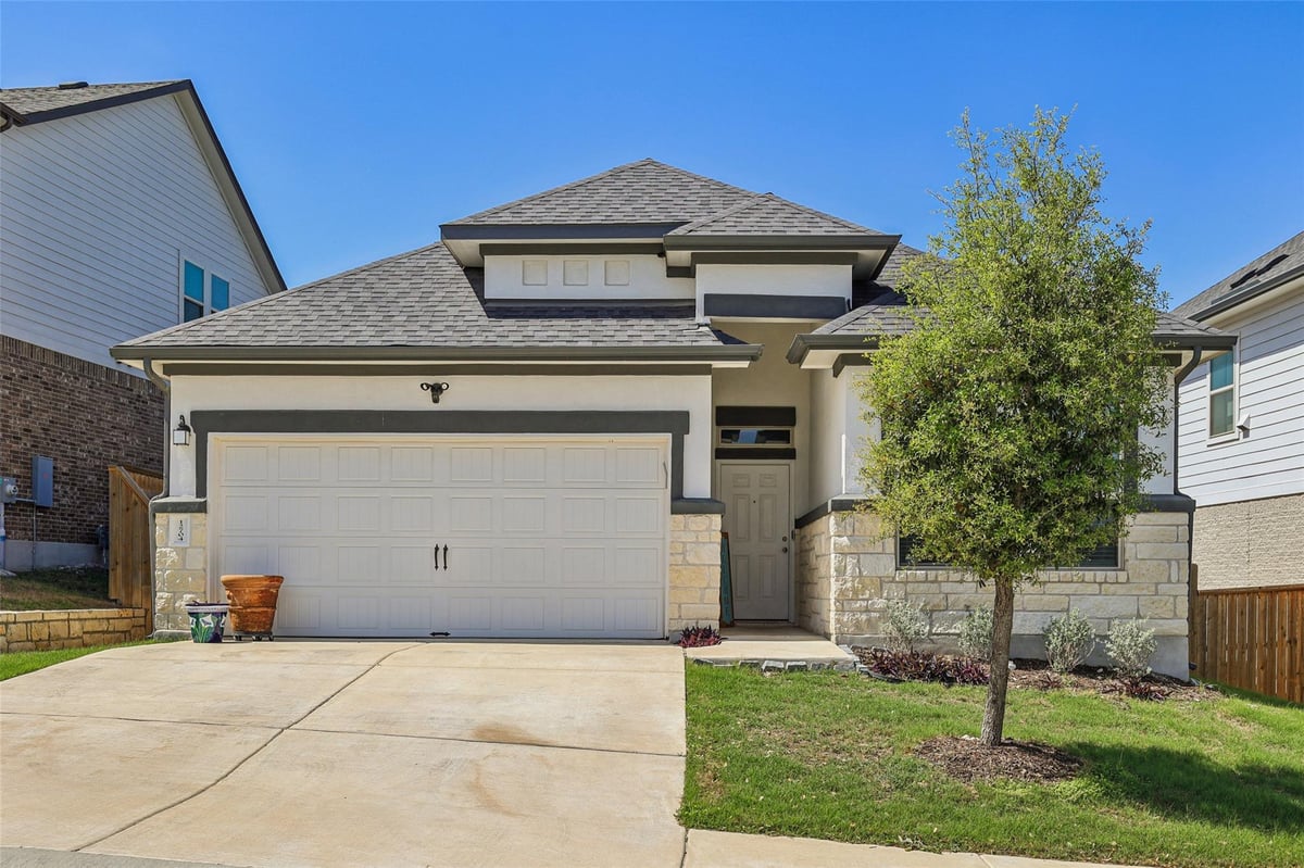 View 12704 Bloomington Dr in Hills at Estancia 12704 Bloomington Dr - front exterior - Luxury home in Hills at Estancia, Austin, TX