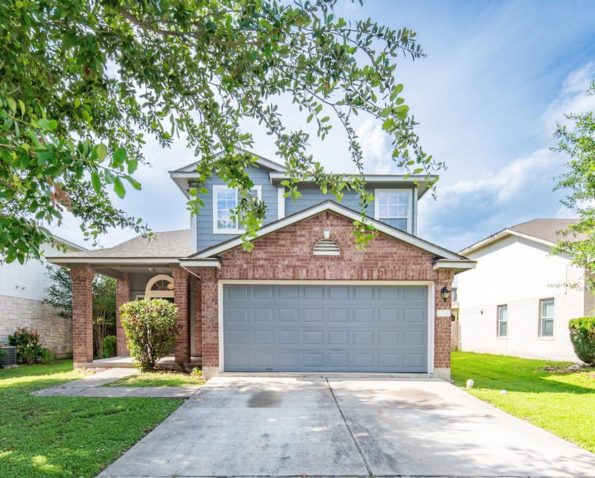 12704 William Harrison ST - front exterior - Luxury home in Presidential Meadows Sec 01, Manor, TX