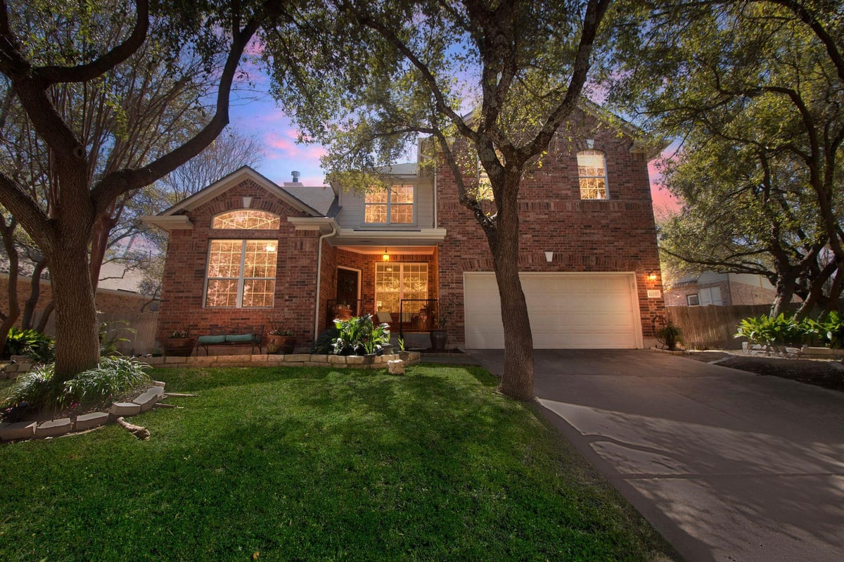12717 Coralberry Cv - front exterior - Luxury home in Steiner Ranch Ph 01 Sec 05A, Austin, TX